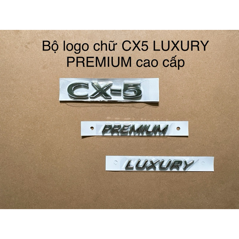 LOGO CHỮ CX5 LUXURY PREMIUM CAO CẤP DÁN XE MAZDA CX5 2022-2024 giá rẻ ...