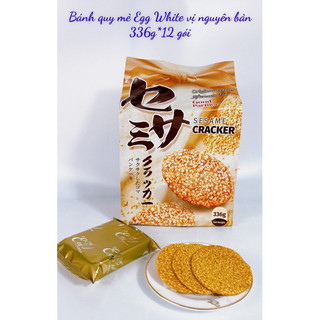 Bánh quy mè ăn kiêng rong biển và mè trắng túi 336g