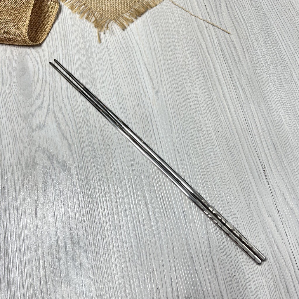 Đũa chiên -  Xào Inox 304 Cao Cấp - Đũa dài chiên thức ăn chống văng Cao Cấp