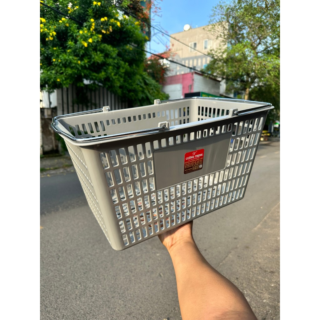Giỏ Xách Quai Inox, Giỏ Nhựa, Giỏ nhựa Quai Inox | Shopee Việt Nam