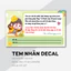 combo 1000 Tem dán cảm ơn shipper, NHÃN CÁM ƠN SHIPPER