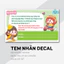 100 Tem dán quay clip trước khi mở hàng , tem dán cám ơn shipper- Kích thước 9x5 - Có keo mặt sau