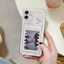 Ốp lưng iphone Thỏ Ốp điện thoại IP trong túi đựng thẻ ảnh iphone 7/7plus/8/8plus/x/11/12/13/14/15max/promax ct1003