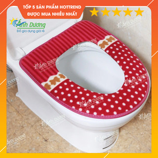 Lót bồn cầu mùa đông - Lót chống lạnh khi đi vệ sinh