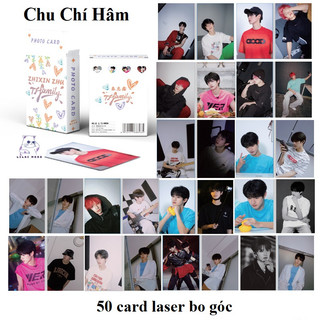 sẵn Chu Chí Hâm F3 - TF Gia tộc | Hộp thẻ card laser 50 tấm | Lomo lomocard card laser 2025