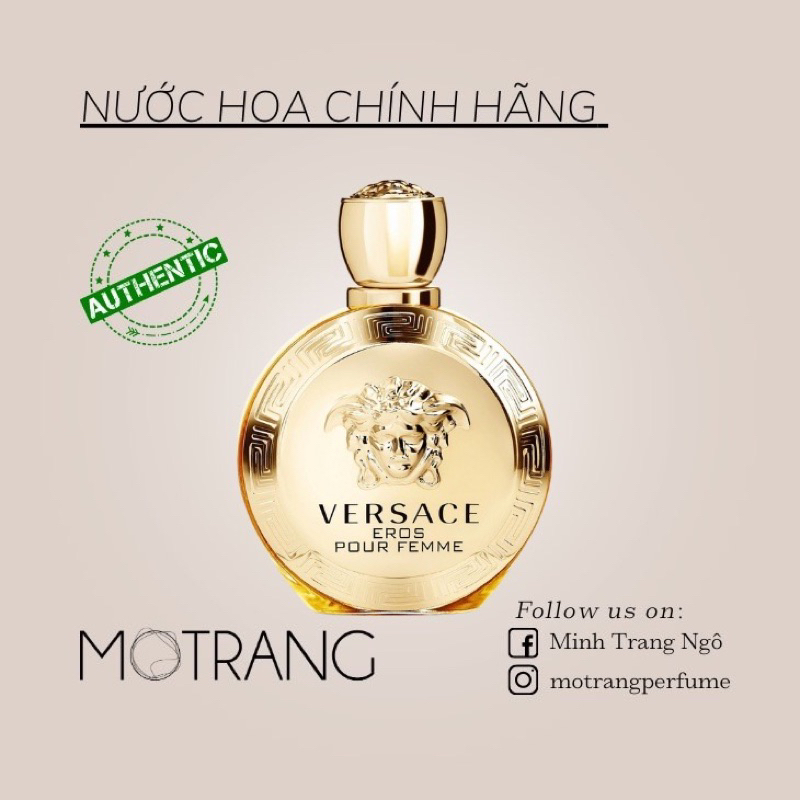 [ Full 100ml ] Nước Hoa Nữ Eros Pour Pemme EDP Hương Hoa Cỏ nữ tính ...