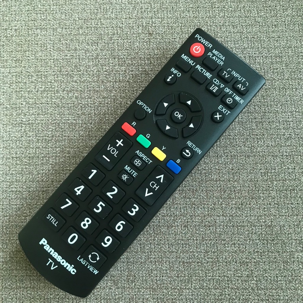 Remote điều khiển tivi panasonic ngắn hàng zin theo máy Lastview - Tặng kèm pin !