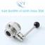 van bướm vi sinh tay rút clamp 25.4-38.1-50.8-63,5-76.2