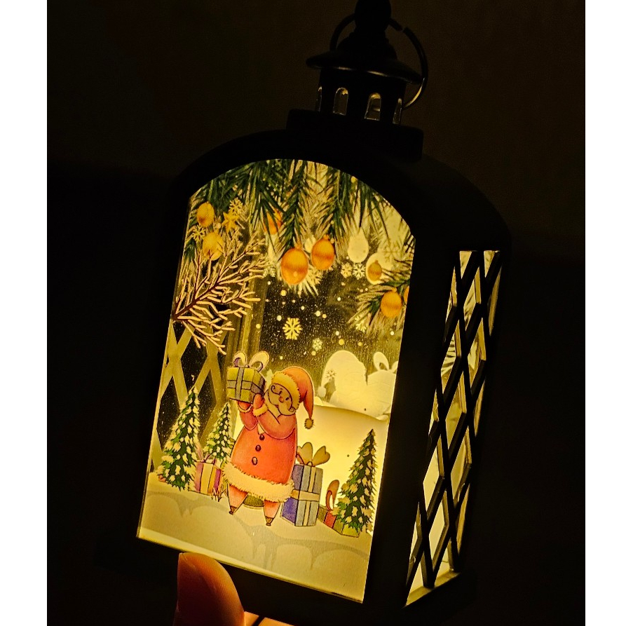 Đèn Nến cổ điển, trang trí giáng sinh, noel ấm áp