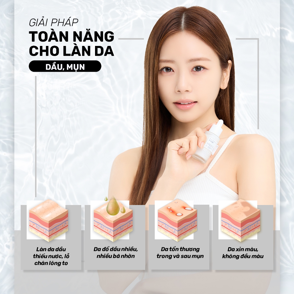 Ảnh Serum 15% Niacinamide Sinh Học Kiềm Dầu Giảm Mụn Dưỡng Sáng Da Neogen Dermalogy Real Niacinamide Firming 30ml 4
