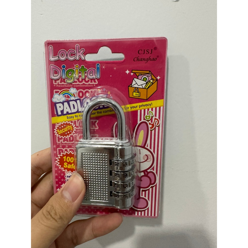 (Loại 4 số) Ổ Khoá Mặc Định Mật Khẩu Mini Thay Đổi Mật Mã Khoá Vali Đi Du Lịch, Tủ, Cửa Phòng
