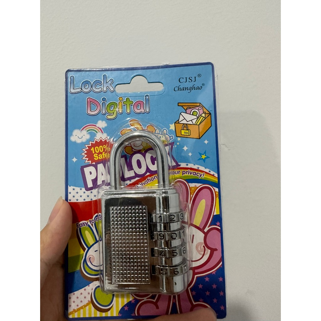 (Loại 4 số) Ổ Khoá Mặc Định Mật Khẩu Mini Thay Đổi Mật Mã Khoá Vali Đi Du Lịch, Tủ, Cửa Phòng