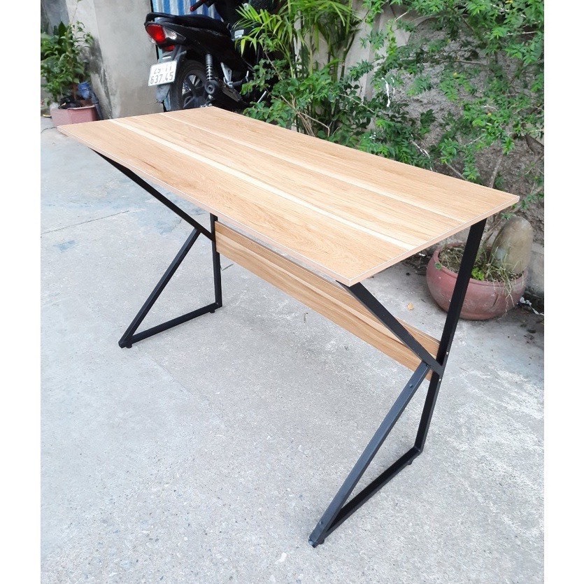 Bàn Học, Bàn Làm Việc Chân Sắt Chữ K Chắc Chắn Bền Đẹp