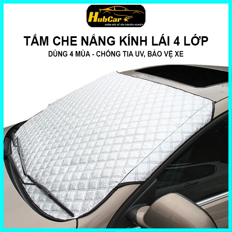 Tấm Che Nắng Kính Lái Ô Tô 4 Lớp Tráng Nhôm Cao Cấp Bạt Che Nắng Ô Tô ...