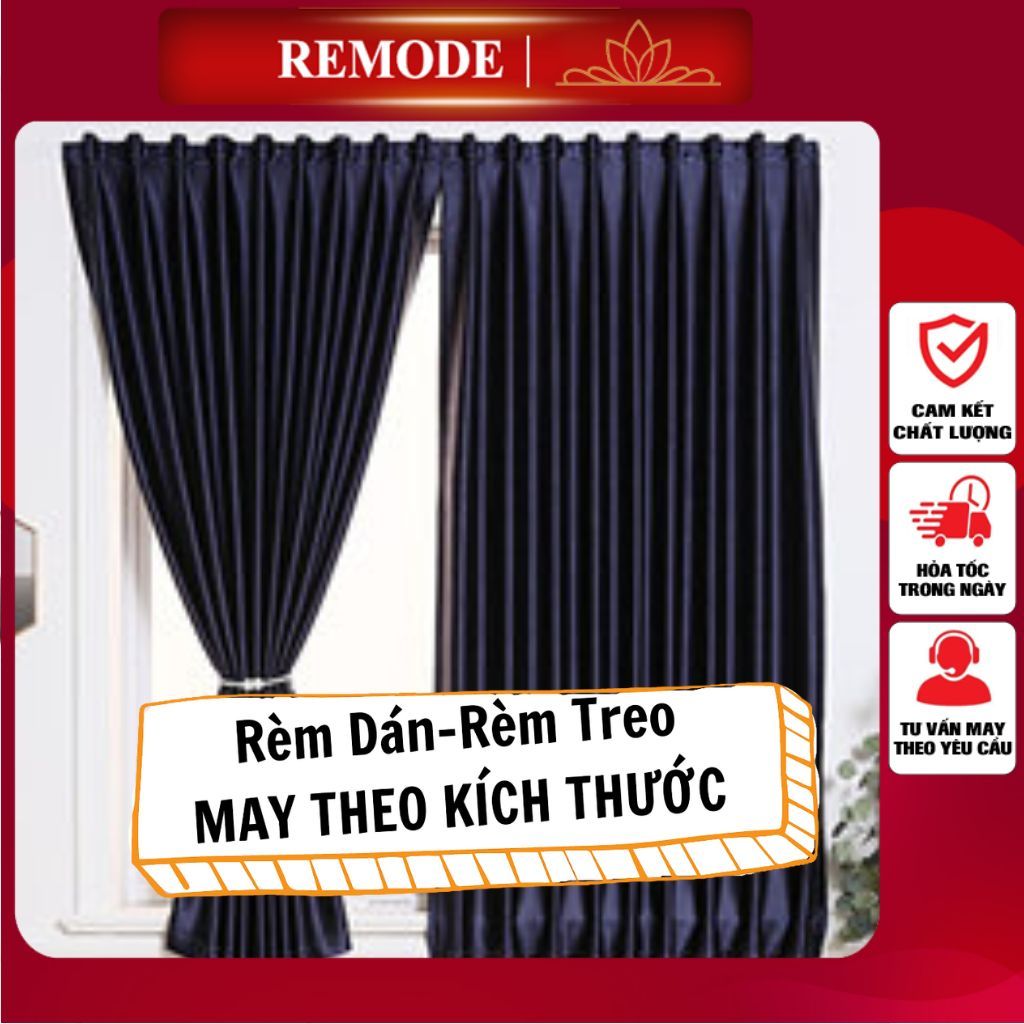 Rèm cửa dán tường, khoen lỗ treo thanh,rèm chống nắng, trang trí cửa ...