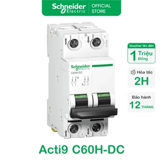 Aptomat 2P 220VDC 10kA dòng Acti9 C60H-DC - Schneider Electric - A9N61526 A9N61528 A9N61531 A9N61532 A9N61535 A9N61537