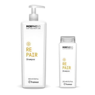 Dầu gội phục hồi hư tổn sửa chữa sâu và hồi sinh các sợi tóc Framesi MORPHOSIS REPAIR SHAMPOO