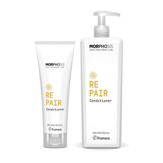 Dầu xả sửa chữa sâu và hồi sinh sợi tóc Framesi MORPHOSIS REPAIR CONDITIONER dung tích 250ml, 1000ml