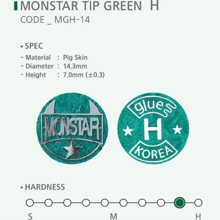 Đầu Cơ Bida 3C Monstar Cao Cấp Chính Hãng ( chơi líp và 3 băng)