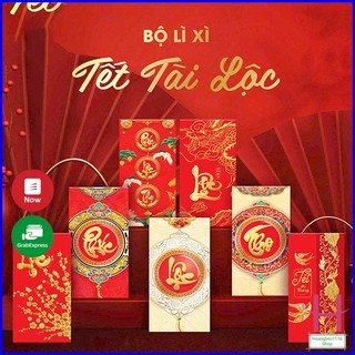 Combo 50 phong bao lì xì đỏ đẹp, set 50 lì xì truyền thống nhiều mẫu may mắn tài lộc 2025 { H }