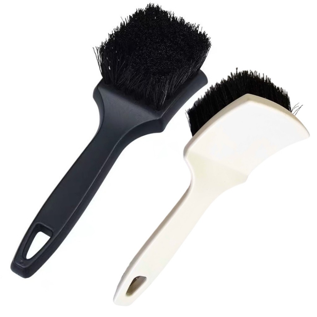 Bàn Chải Nylon Vệ Sinh Bánh Xe Ô Tô Xe Máy ,Vệ Sinh Đa Năng Toàn Diện Xe 22cm(Màu Trắng)