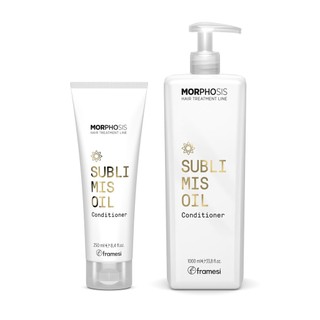 Dầu xả làm mượt tóc cung cấp độ ẩm, làm cho tóc vào nếp ngay lập tức Framesi MORPHOSIS SUBLIMIS OIL CONDITIONER 1000ml