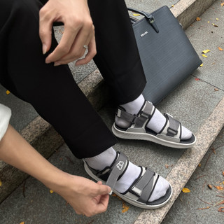 [ZX 2822] Giày Sandal Nam Nữ 2 Quai Ngang Đế Bằng Đi Học, Êm Nhẹ, Chống Trượt