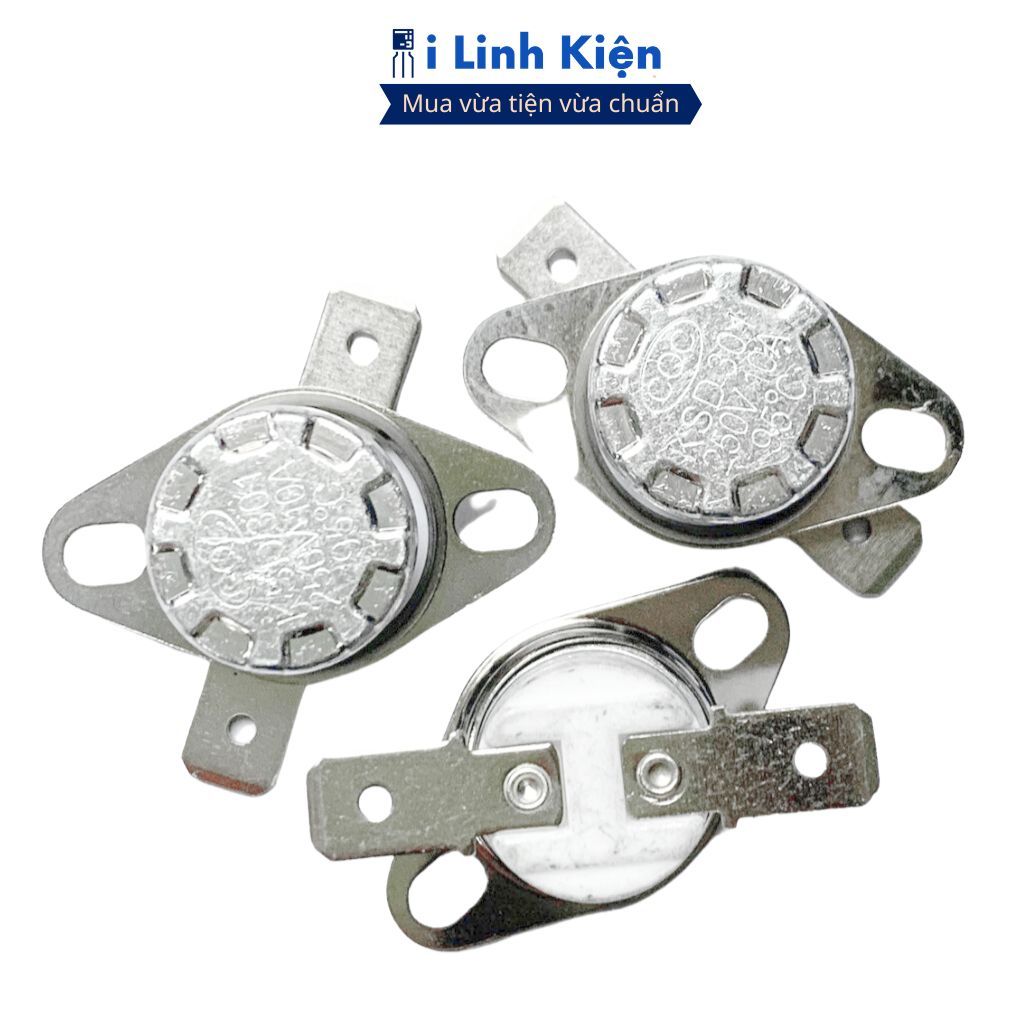 Rơ le nhiệt KSD301 giá trị từ 85-125 độ thường đóng đế sứ chịu nhiệt chất lượng ilinhkien