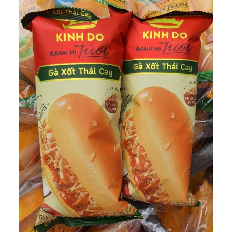 Bánh Mì Tươi Kinh Đô Gà Xốt Thái Lốc 5 Bánh× 55gam Shopee Việt Nam