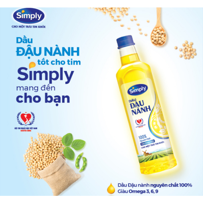 dầu đậu nành Symply 1L