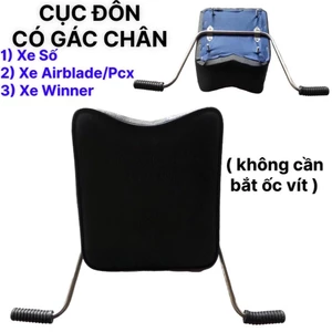 Cục Đôn Xe Số , Yên Nệm, Không Tựa,Có Gác Chân,An Toàn Cho Bé