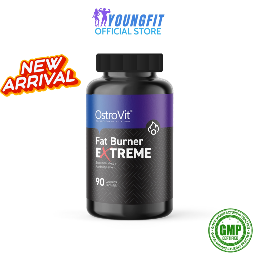 Viên Uống Fat Burner Extreme OstroVit Giảm Mỡ Giảm Cân Tăng Cường Thể