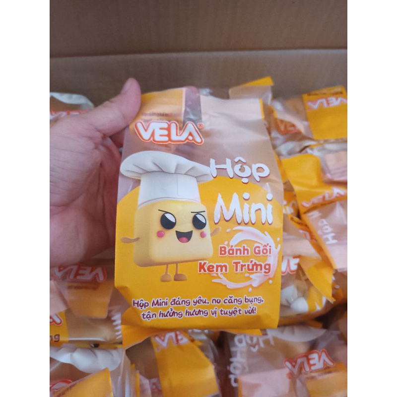 Combo 10c Bánh mini nhân kem trứng Vela | Shopee Việt Nam