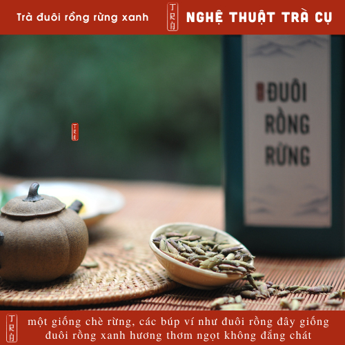 Bạch Trà đuôi rồng(Trà móng rồng) cổ thụ ủ 3 năm đóng gói hộp thiếc sang trong 100gr