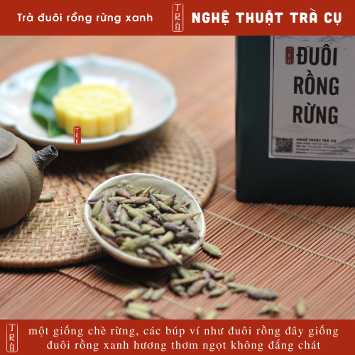 Bạch Trà đuôi rồng(Trà móng rồng) cổ thụ ủ 3 năm đóng gói hộp thiếc sang trong 100gr