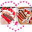 Sỉ combo 5-10 cái Phụ kiện 1/2 Nón Len Mini Ông Già Noel Kèm Khăn Choàng Cổ Trang Trí Chai trà sữa