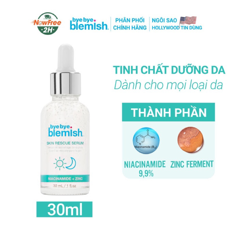 Hsd 42024 Tinh Chất Serum Bye Bye Blemish Skin Rescue Niacinamide