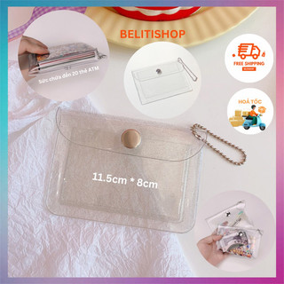 Ví Đựng Thẻ Trong Suốt/ Ví Tiền Nữ Cầm Tay mini Xinh Xắn Dễ Thương Cao Cấp [Bel27]
