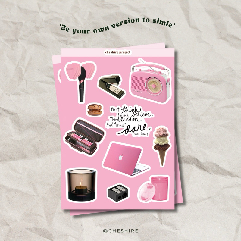 •Cheshire project• sticker love yourself ver 4 (sticker không chống ...
