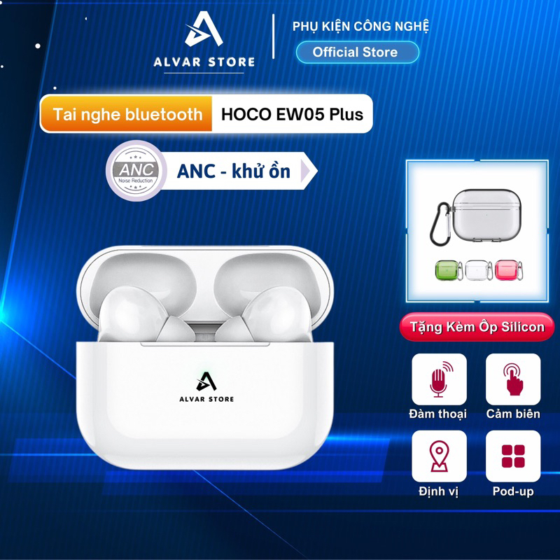 Tai nghe bluetooth Hoco EW05 Plus - ANC khử ồn chủ động, nghe nhạc bass ...