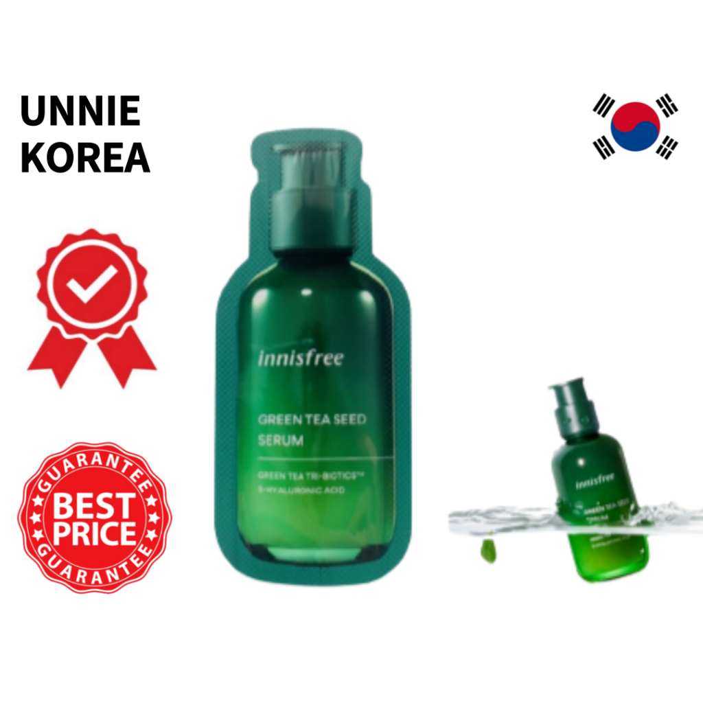 [Sample Innisfree- Mẫu mới nhất] Combo 10 gói tinh chất trà xanh dưỡng ...