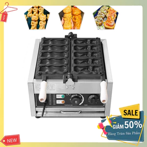 Máy hình mèo ôm cá 2000W nướng làm bánh đường phố ngộ nghĩnh