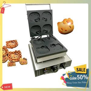 Máy làm mặt hello kitty 1800W sản phẩm hot trend độc đáo, bánh thơm ngon
