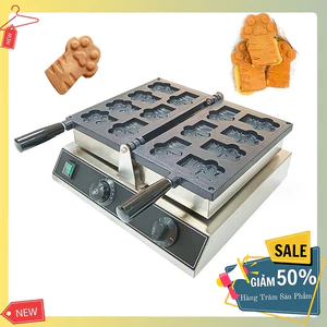 Máy làm bánh waffle tay mèo 1800W kiểm soát nhiệt độ chính xác, bánh thơm ngon