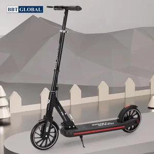 Xe trượt chân scooter cao cấp BBT Global có tay phanh màu trắng KM985