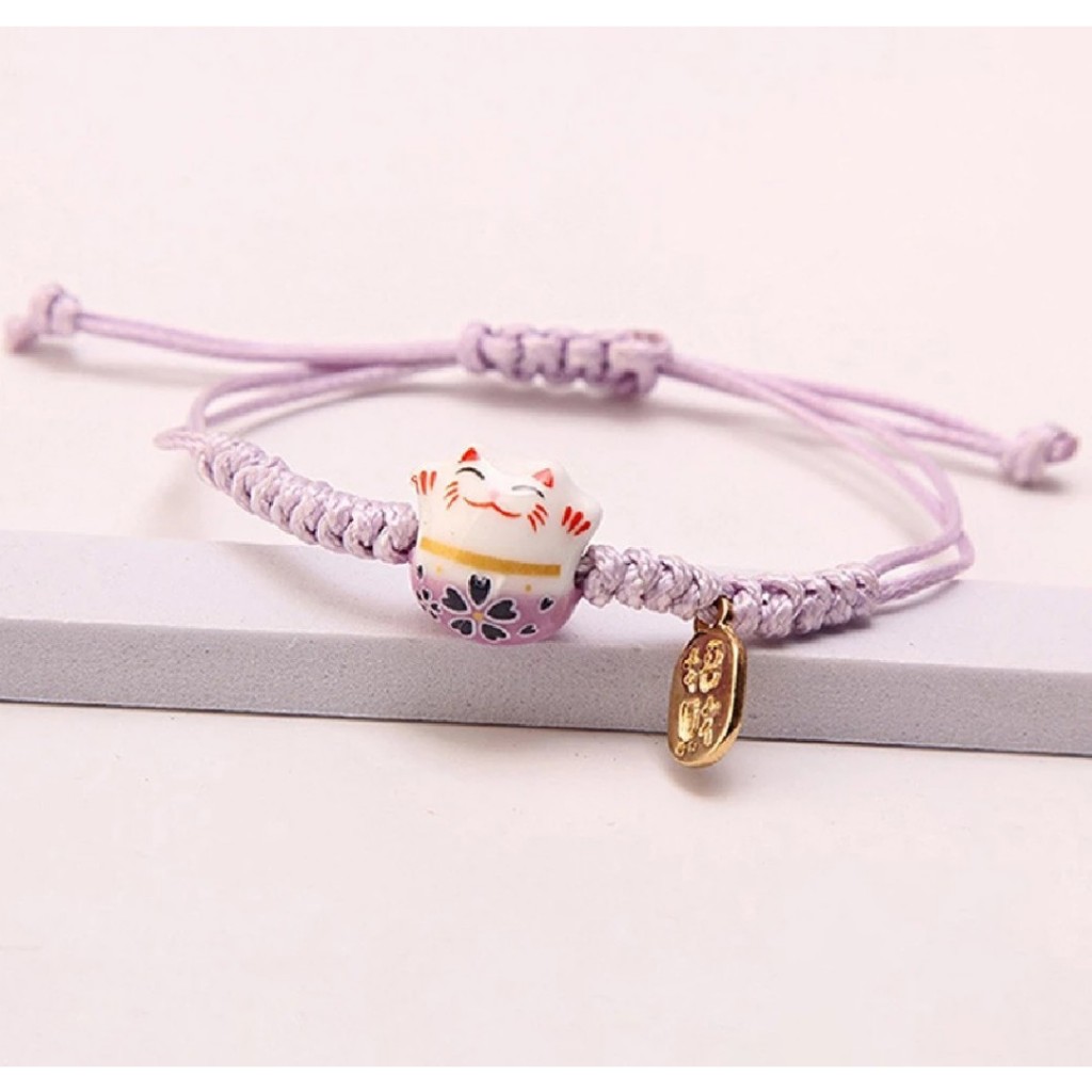 VÒNG TAY MÈO MAY MẮN NHIỀU MÀU SẮC MYAHOUSE