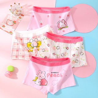 [T28 Hàng cute] Quần lót trẻ em, quần chíp đùi chíp tam giác cho bé gái chất cotton, đáy lót thông hơi mềm mát 10-36kg