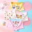 Quần lót trẻ em, quần chíp đùi chíp tam giác cho bé gái chất cotton, đáy lót thông hơi mềm mát 10-36kg