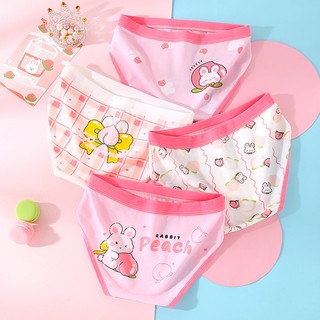 [T28 Hàng cute] Quần lót trẻ em, quần chíp đùi chíp tam giác cho bé gái chất cotton, đáy lót thông hơi mềm mát 10-36kg