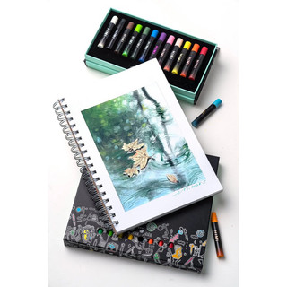 HIMI MIYA - Sổ vẽ màu gouache, sổ sketch bút chì, bút kim, sáp,… 🌻